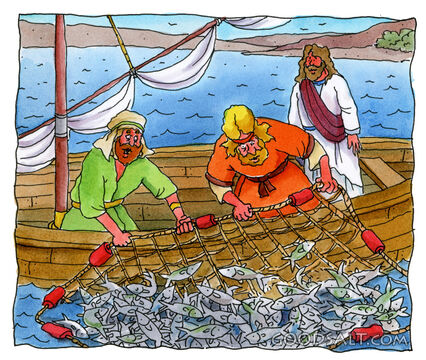 A Wonderful Catch of Fish