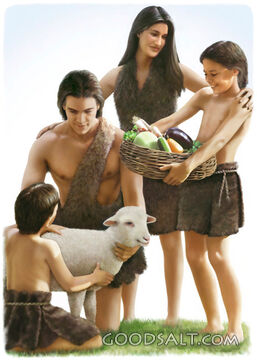 Adam, Eve, Cain and Abel