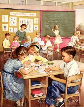 At School