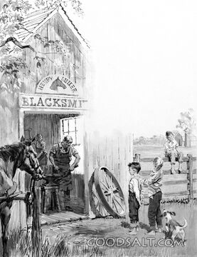 At the Blacksmith's