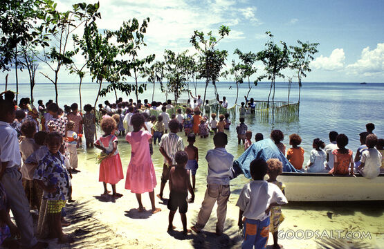Baptism at Kaisiga Camp Meeting