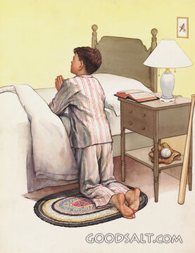 Boy Praying