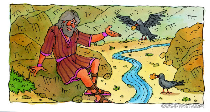 Elijah Fed by Ravens