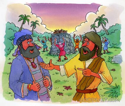Elijah Mocks the Prophets of Baal