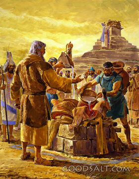 Elijah on Mount Carmel