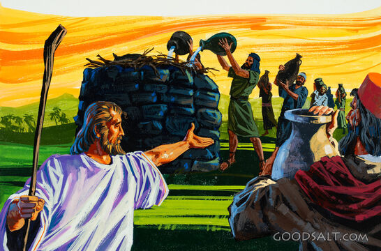 Elijah Orders the Sacrifice to Be Soaked