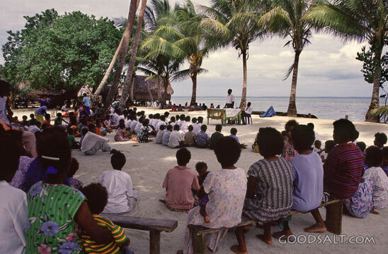 Friday Evening Vespers at Kaisiga, Trobriand Islands