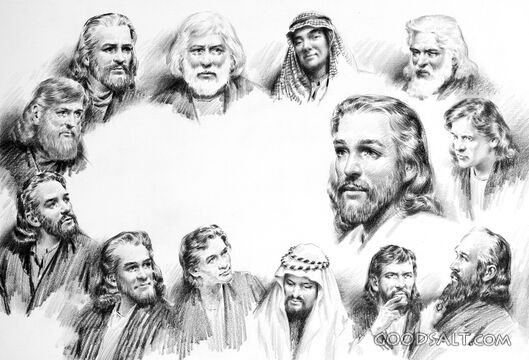 Jesus and His Disciples