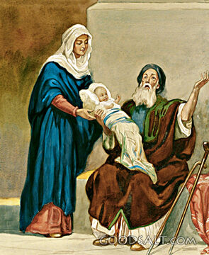Jesus and Simeon