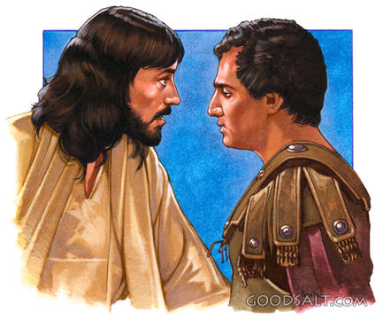 Jesus and Soldier