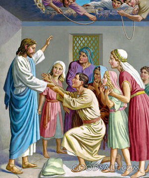 Jesus Heals the Palsied Man
