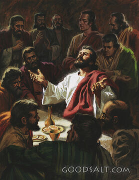 Jesus Prays for His Friends