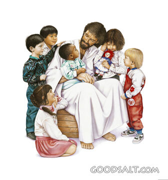 Jesus Shares Time With the Children