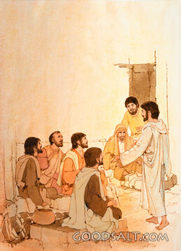 Jesus Teaches His Disciples
