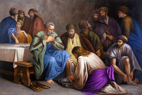 Jesus Washes the Feet of the Disciples