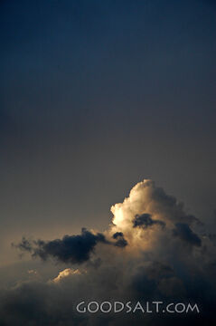 Large Clouds in a Dark Sky