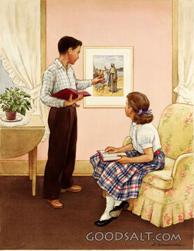 Looking at Picture