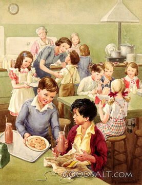 Lunchroom Scene