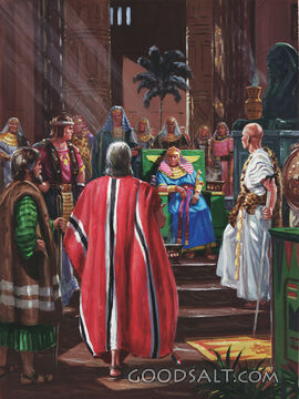 Moses and Aaron Before Pharaoh