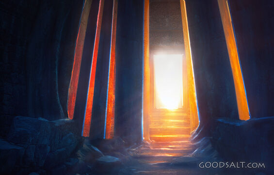 Old Temple Illustration