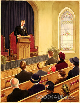 Preacher in Church