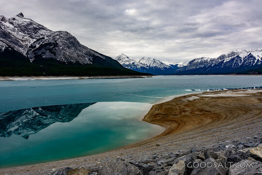 Shoreline of Abraham Lake