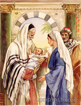 Simeon and the Baby Jesus