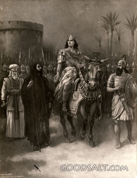 Solomon Anointed King