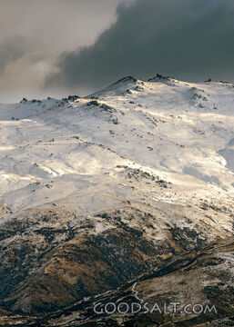 Spectacular alpine country with heavy snow and a variety of features.