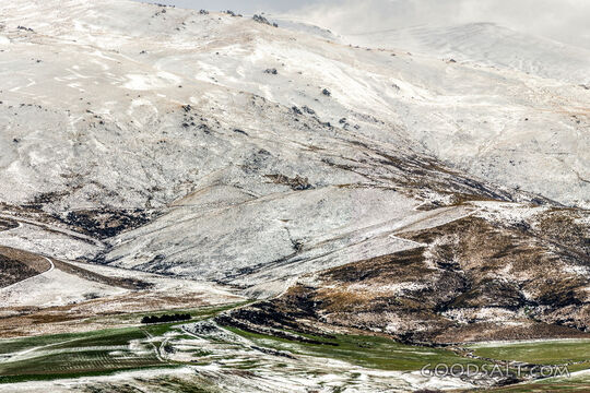 Spectacular alpine country with heavy snow and a variety of features.