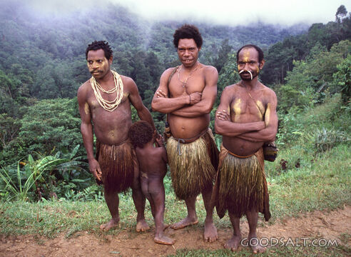 Three Men and a Reluctant Boy