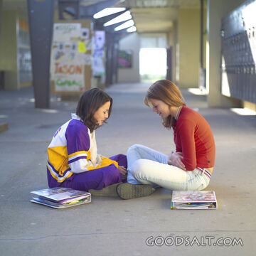 Two High School Students Praying