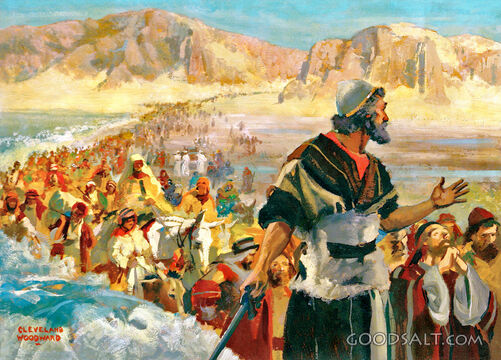 Joshua Leading the Children of Israel Across the Jordan
