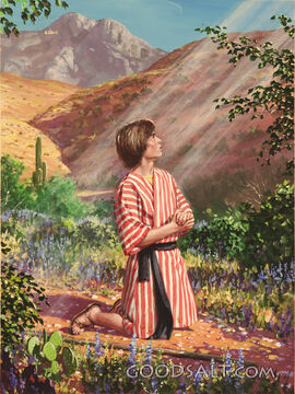 Young Jeremiah Receiving Word of God