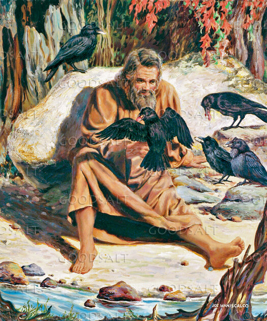 Elijah Fed by Ravens