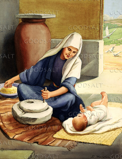 Baby Moses and Mother