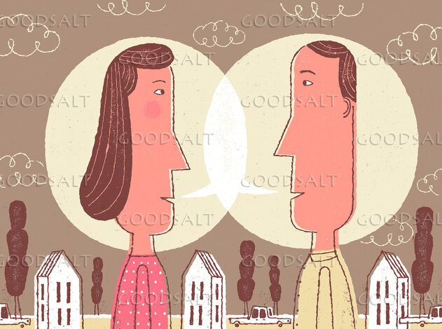 Couple Effectively Communicating