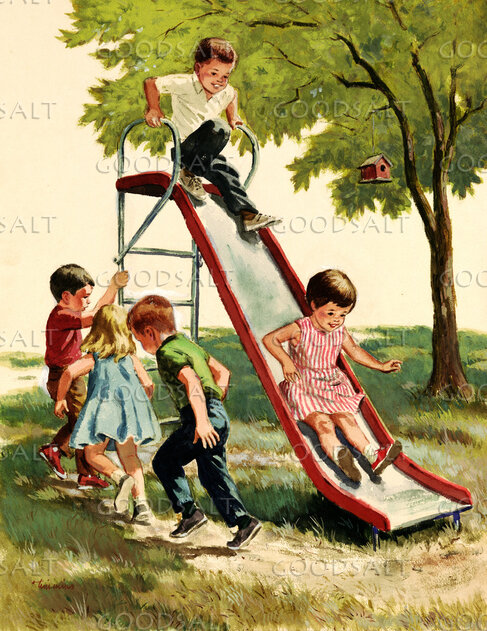 Down the Slide