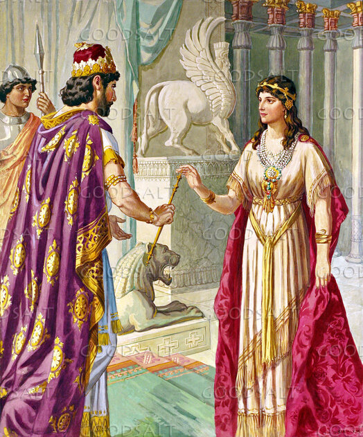 Esther Welcomed by Xerxes