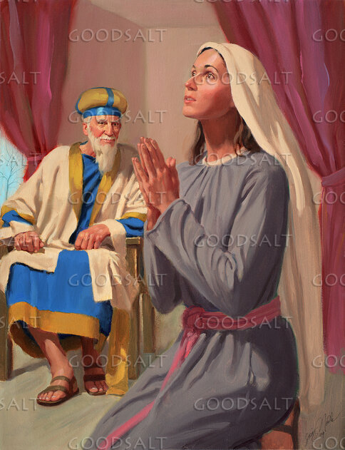 Hannah Prayed at Church