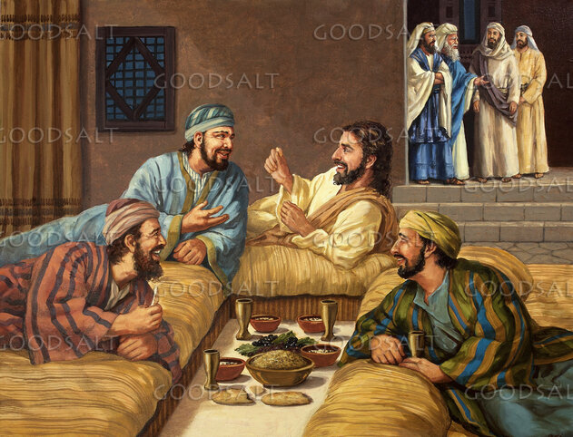 Jesus and Matthew's Friends
