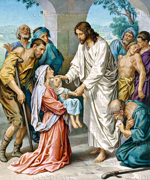 Jesus Healing the Sick
