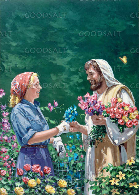 Jesus in Garden