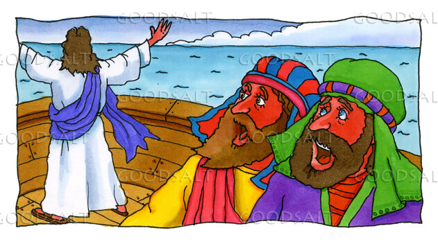 Jesus Stops the Storm
