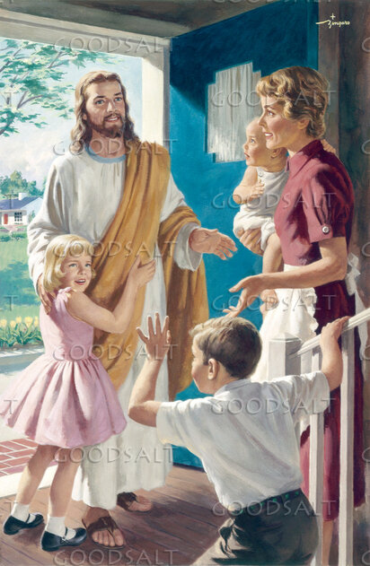 Jesus With Mother and Children