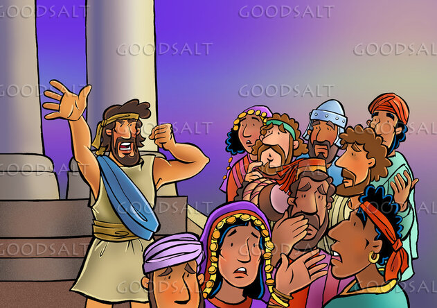 Jonah Preaches in Nineveh