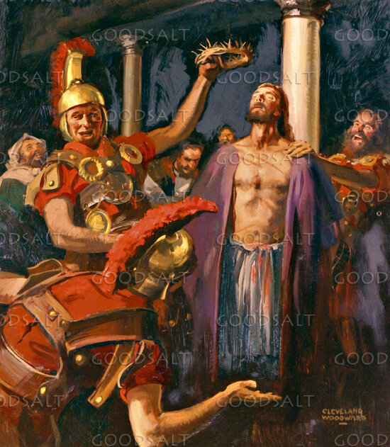 Soldiers Mocking Jesus