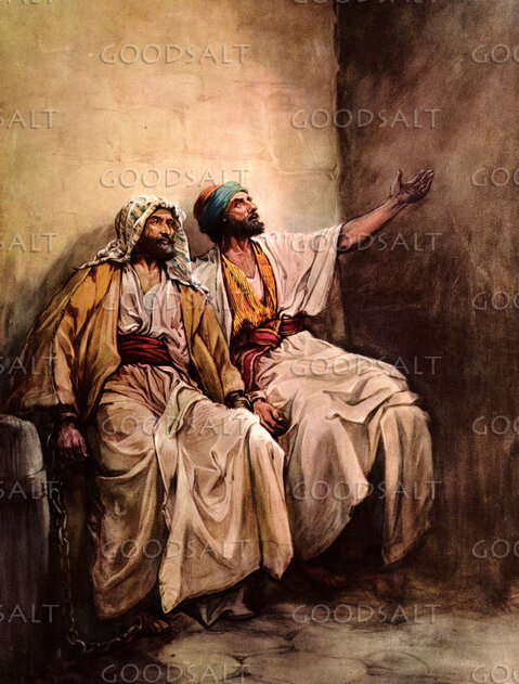 Paul and Silas in Prison