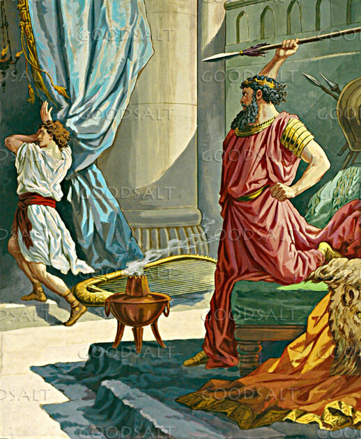 Saul Tries to Kill David