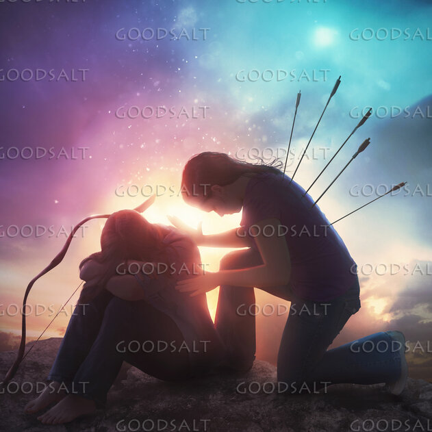 Woman prays for someone who hurt her